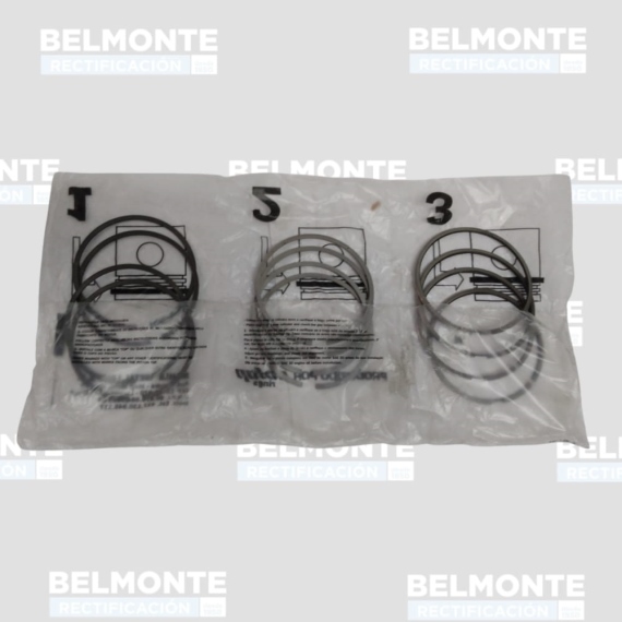 Juego de Aros Cromo Mahle Fiat 1.7 Diesel