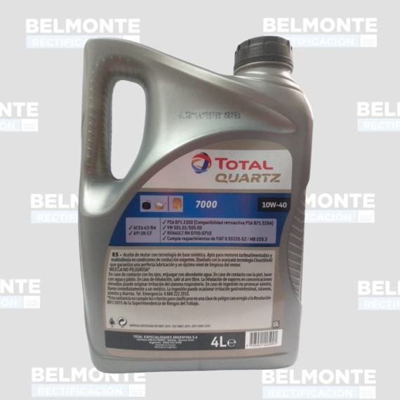 Aceite Total Quartz 7000 10W-40 4L